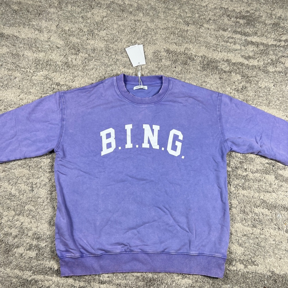 Anine Bing Sport Purple Sweater Womens Large